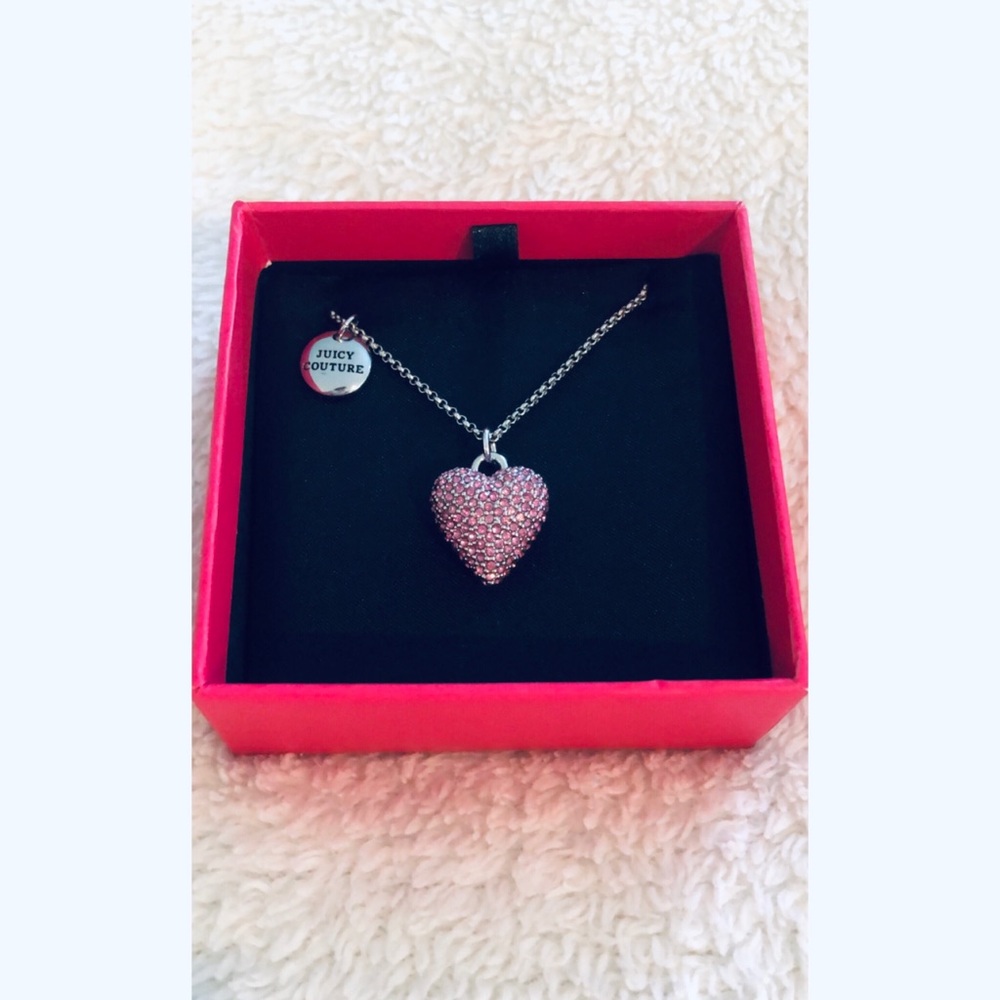 Juicy Couture heart necklace